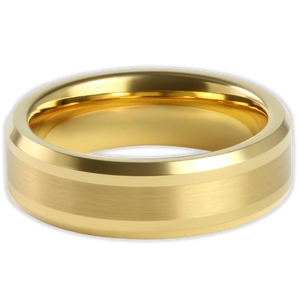 Gold Brushed 6mm Wonder Ring