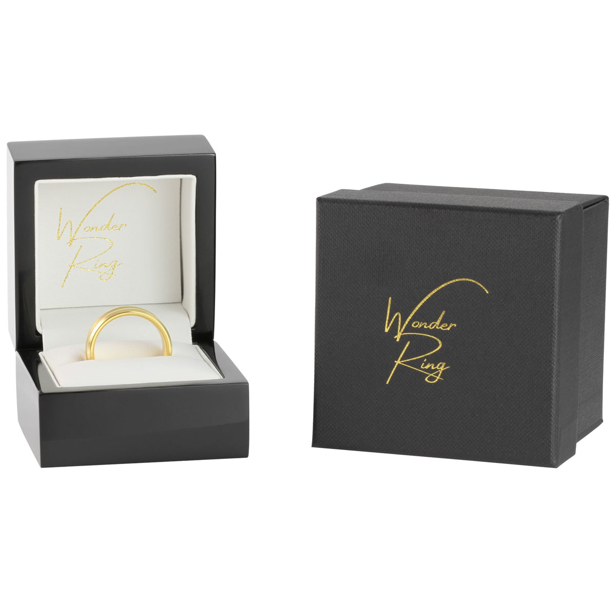 Gold Brushed 8mm Wonder Ring