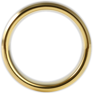 Gold Brushed 8mm Wonder Ring