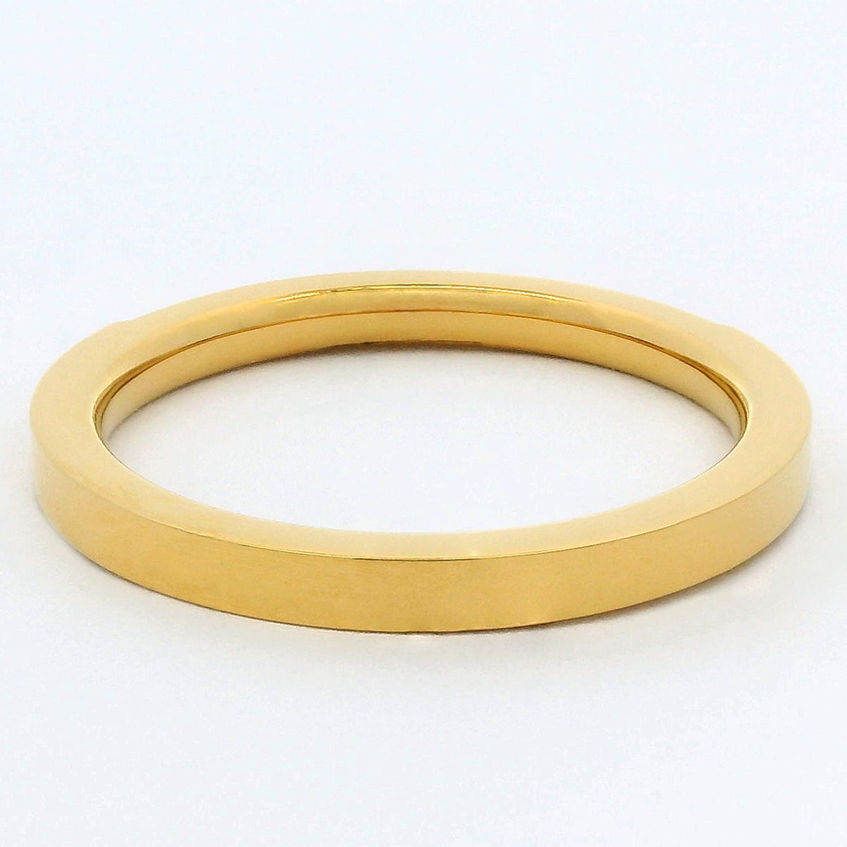 2mm Gold Half Glitz Eternity Ring | Cubic Zirconia Stacking Ring