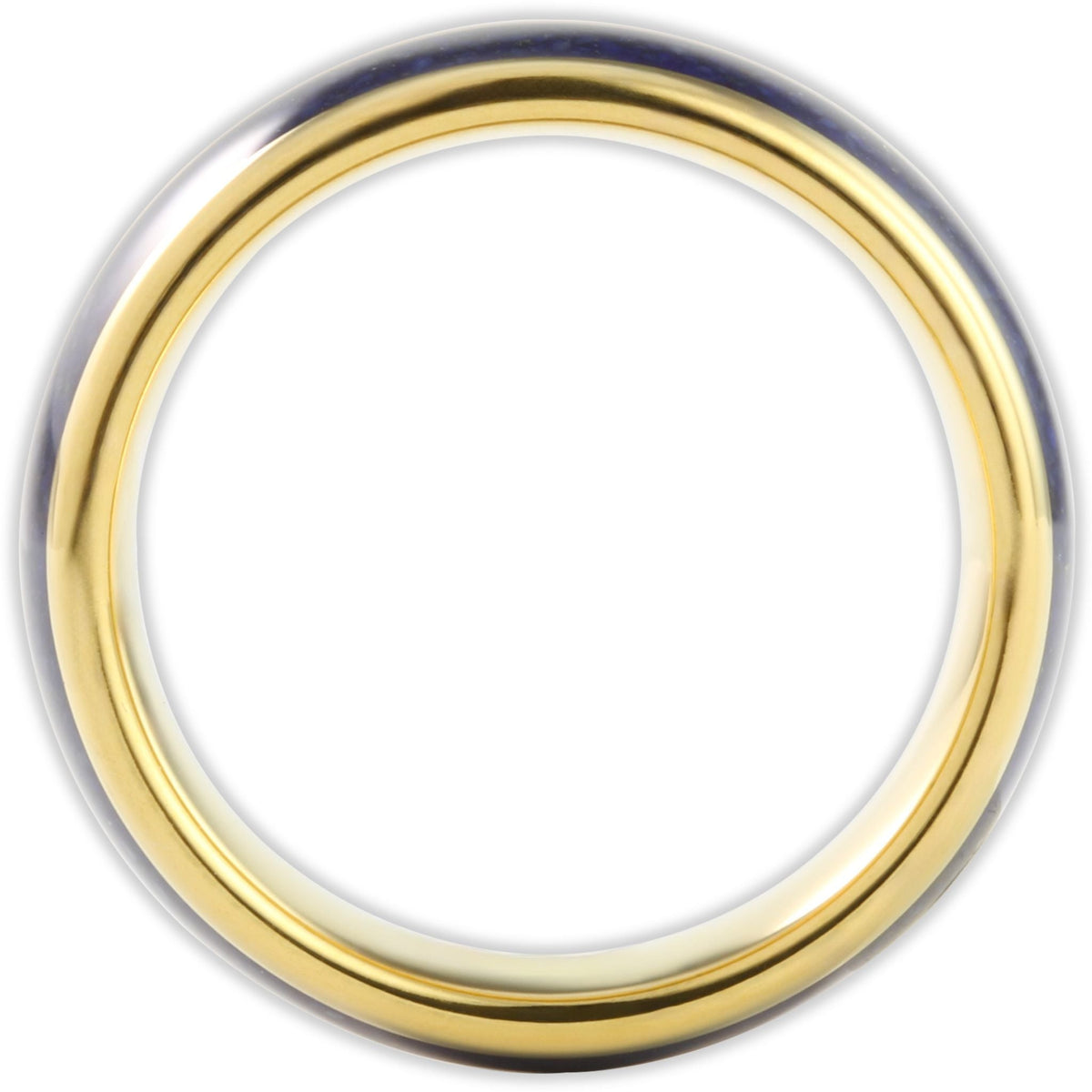 The Golden Blue 8mm Wonder Ring Size T - Clearance 1163