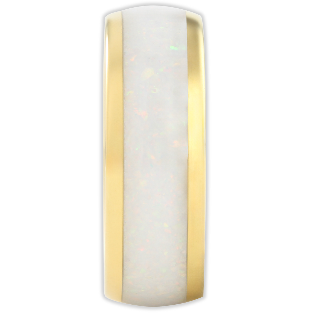 The Golden White Opal 8mm Wonder Ring