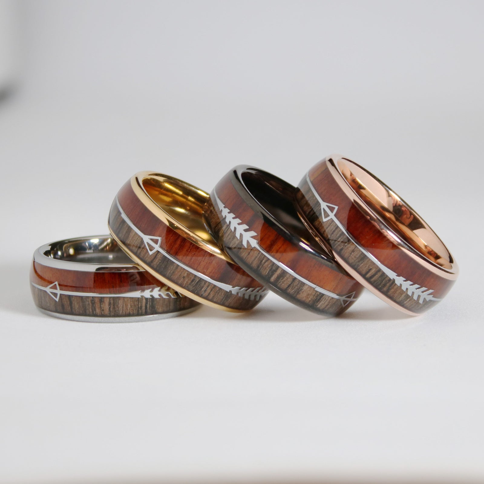 The Gold Harold Arrow 8mm Wonder Ring