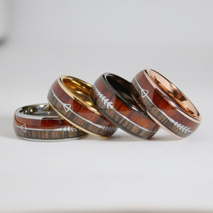 The Gold Harold Arrow 8mm Wonder Ring