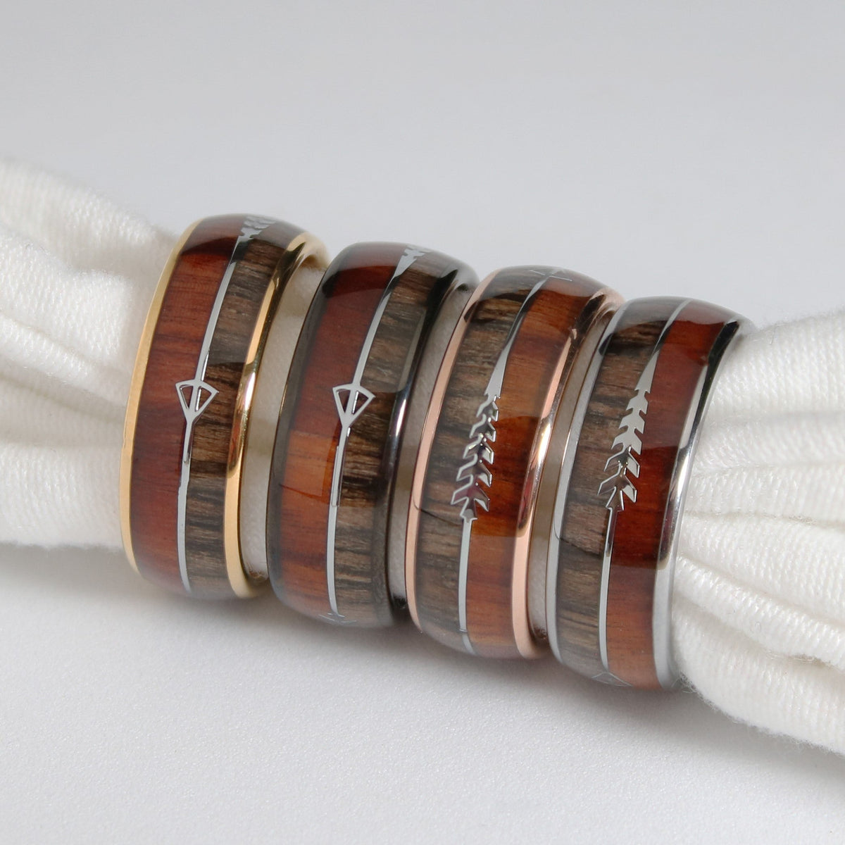 The Rose Gold Harold Arrow 8mm Wonder Ring
