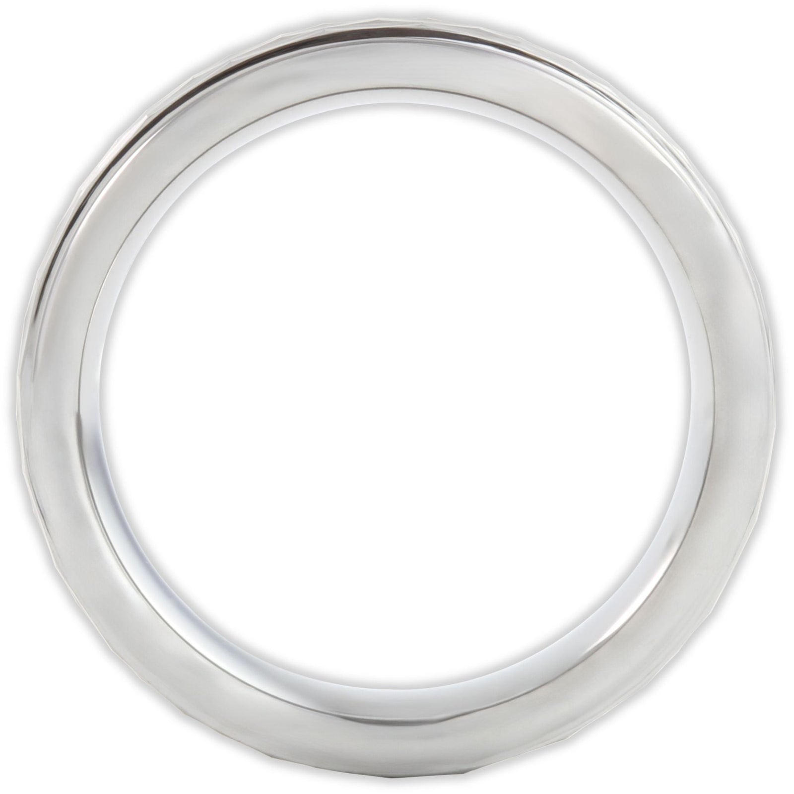 Matt Panelled 6mm Wonder Ring Size R - Clearance 1115