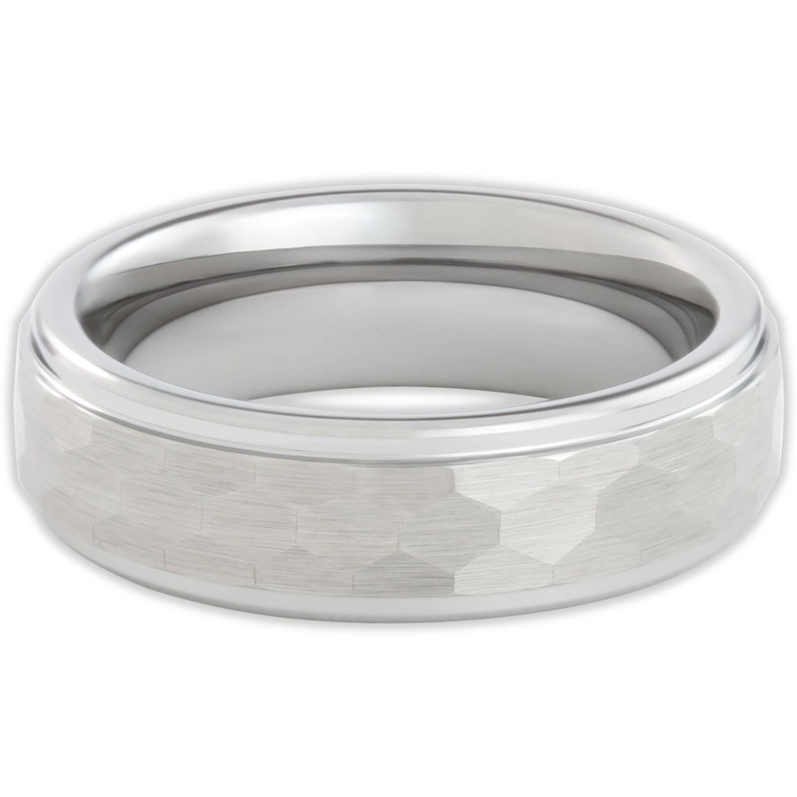 Matt Panelled 6mm Wonder Ring Size R - Clearance 1115