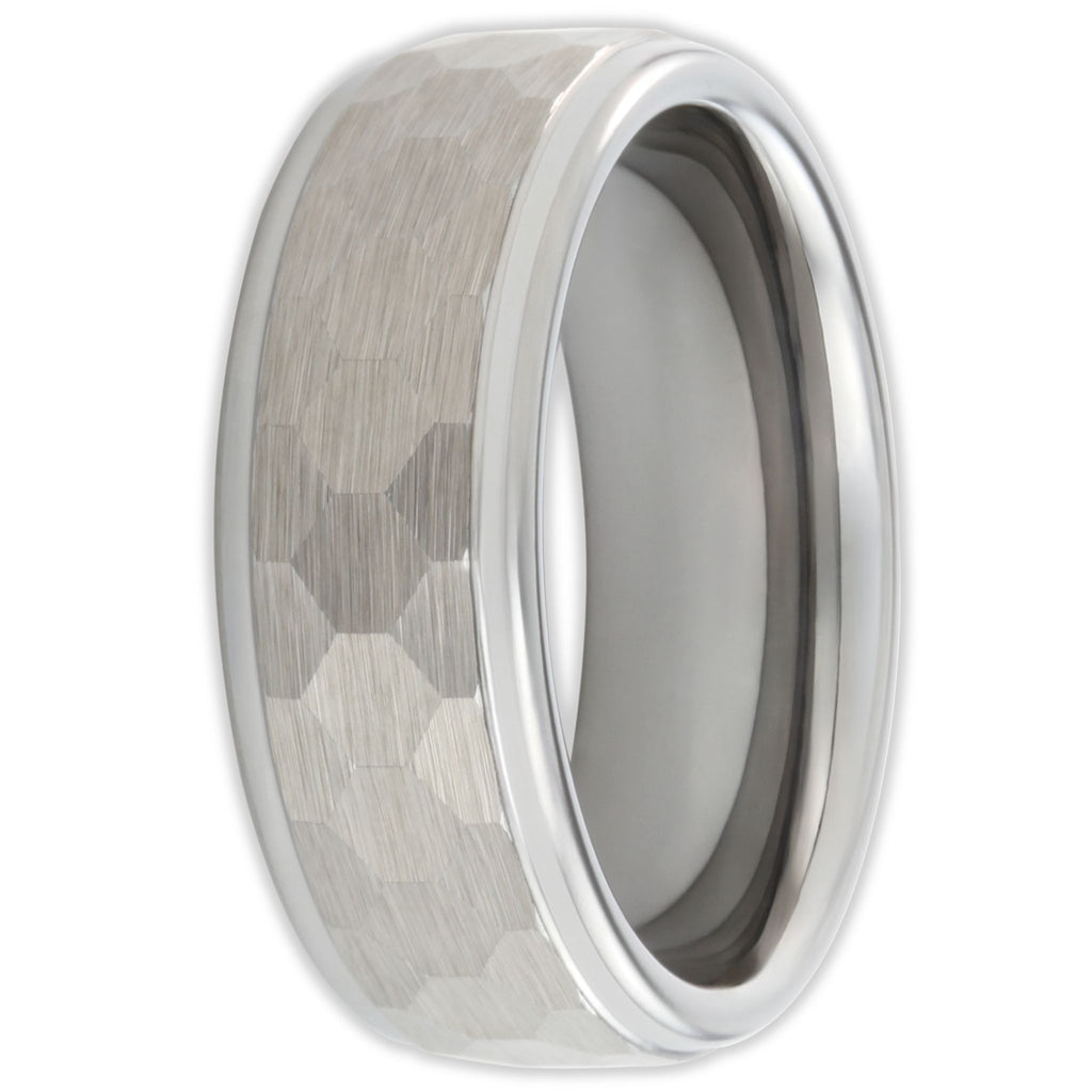 Matt Panelled 8mm Wonder Ring