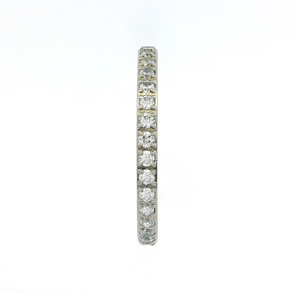 2mm Original Titanium Full Glitz Eternity Ring | Cubic Zirconia Stacking Ring