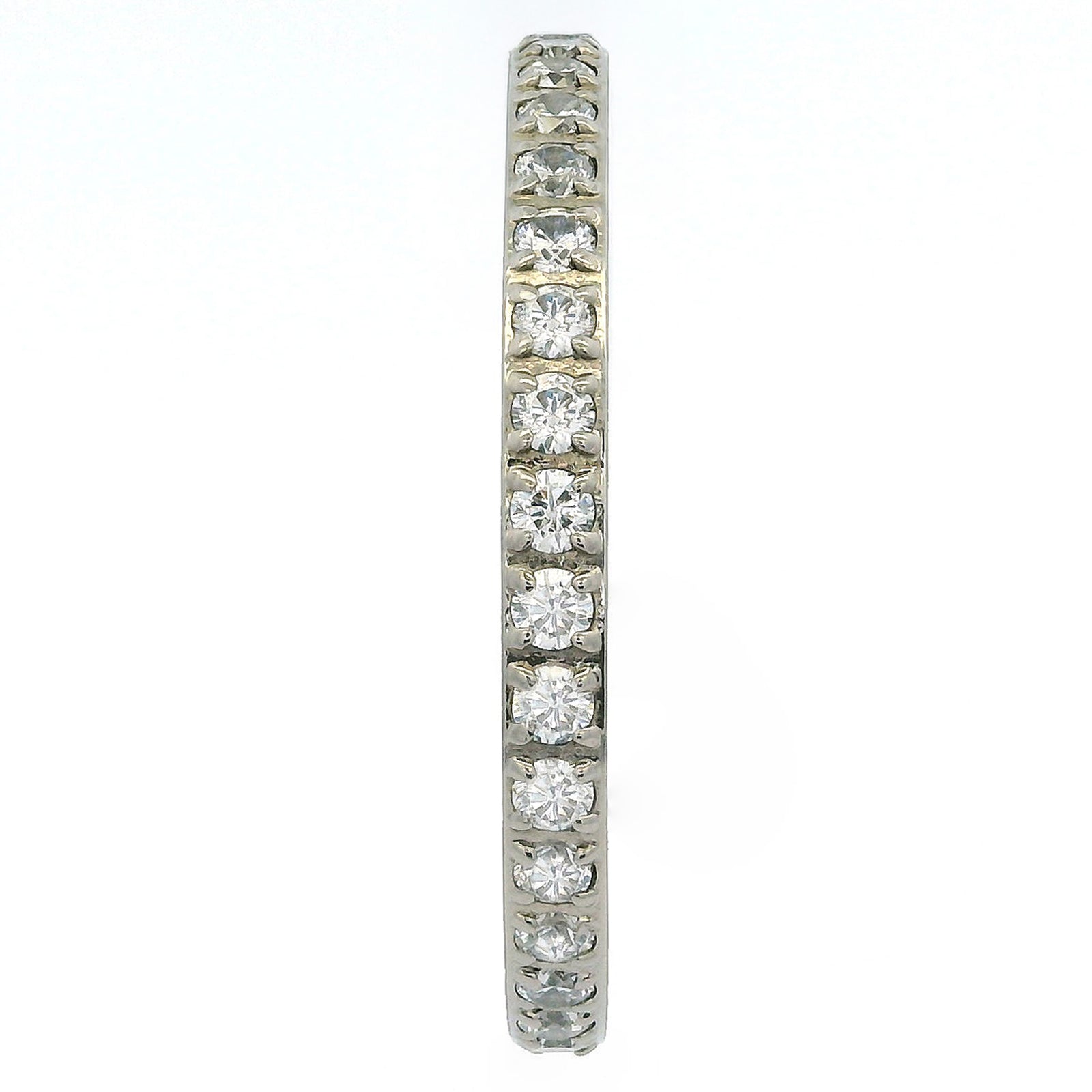 2mm Original Titanium Full Glitz Eternity Ring | Cubic Zirconia Stacking Ring