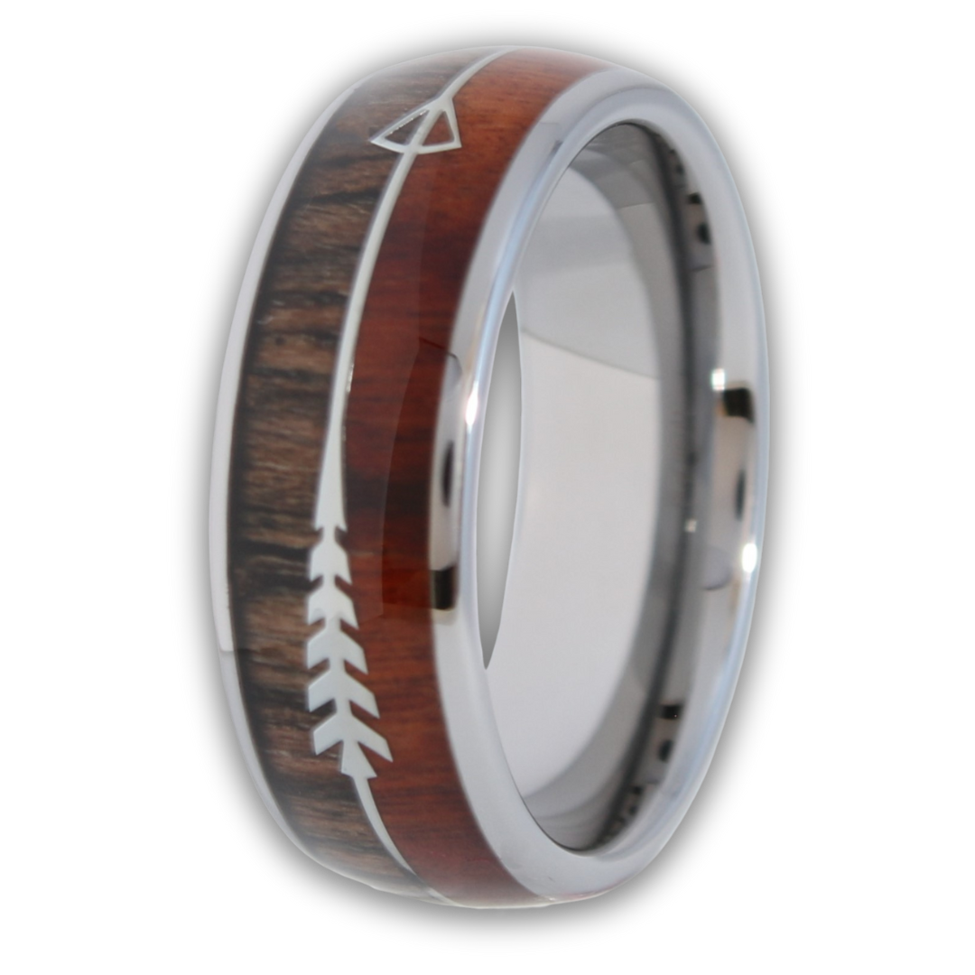 Wood Inlay Wonder Rings | Rock Solid Rings
