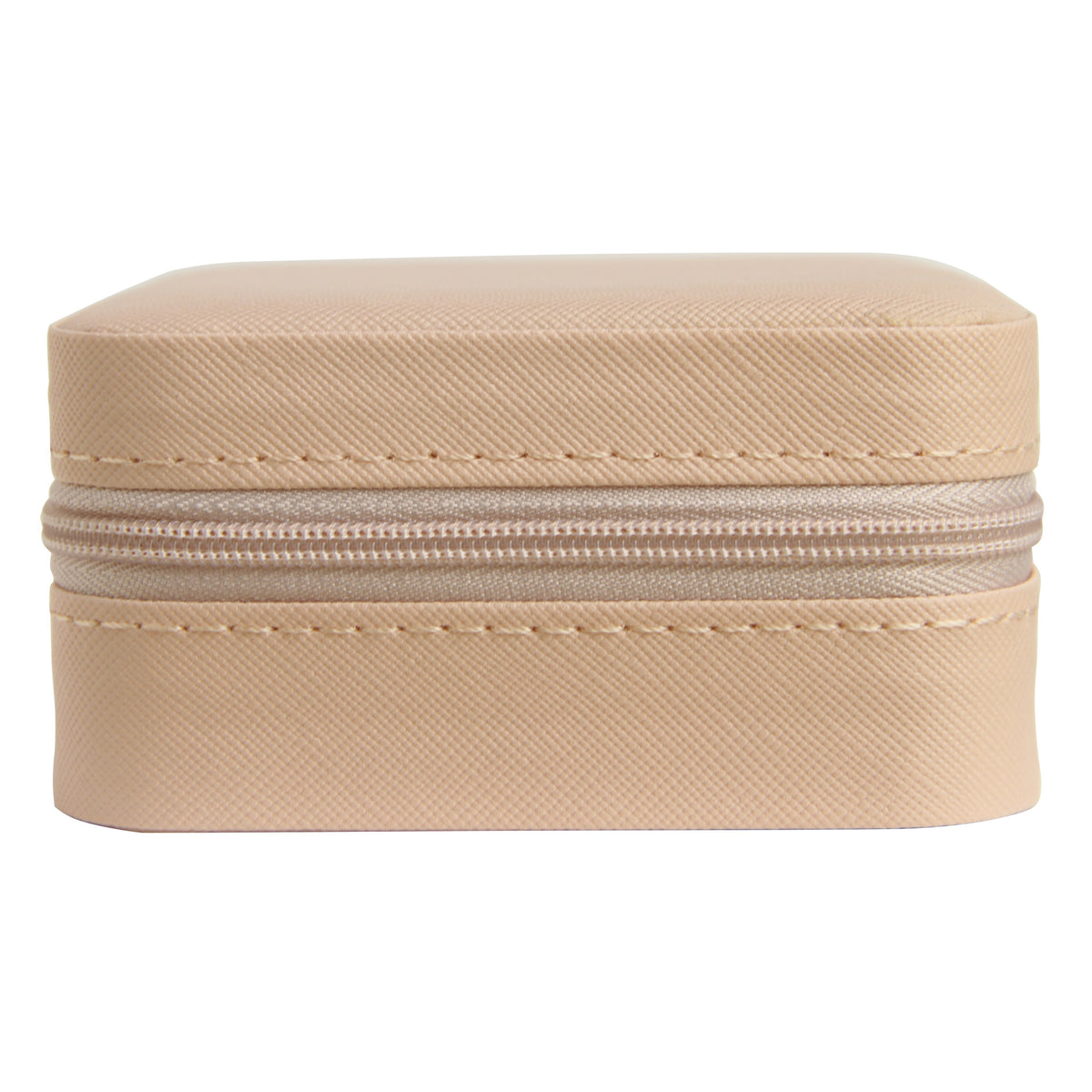 Pink Medium Zipped Travel Jewellery Box