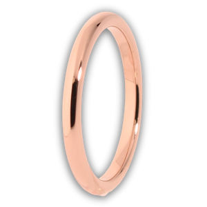 Rose Gold 2mm Wonder Ring