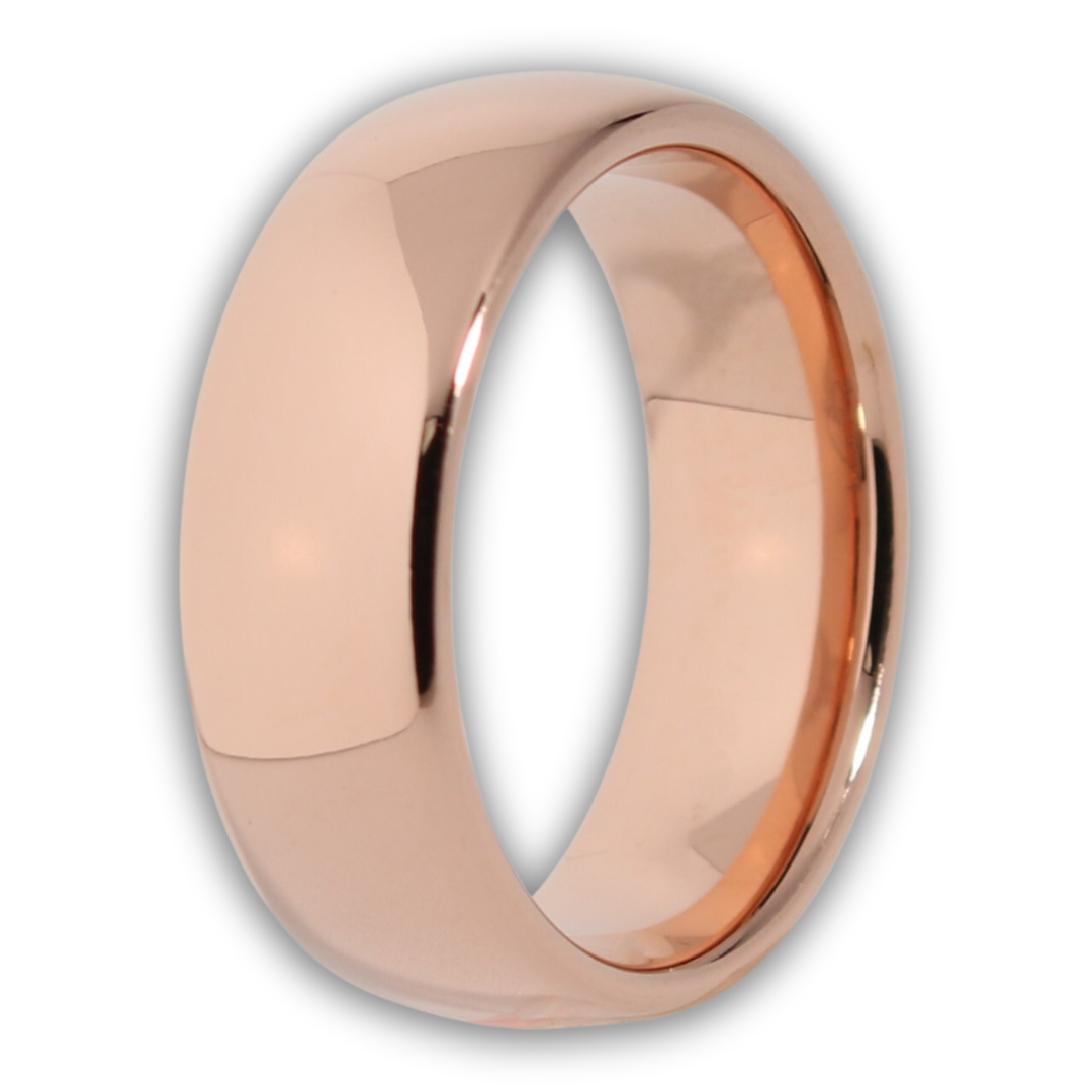 Men's rings rose on sale gold