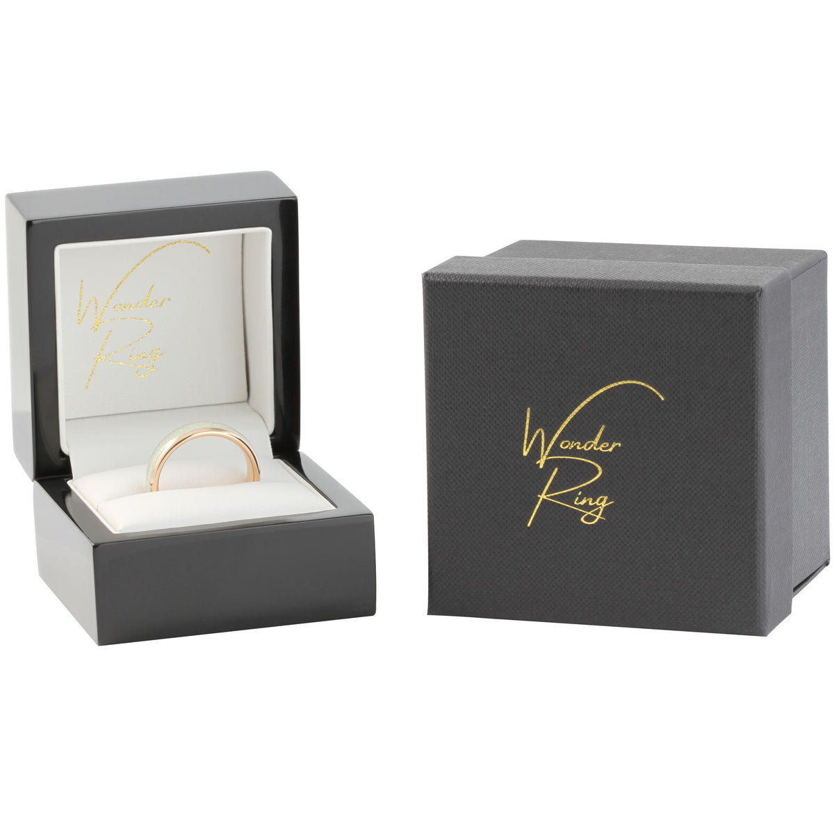 The Rose Gold White Opal 6mm Wonder Ring