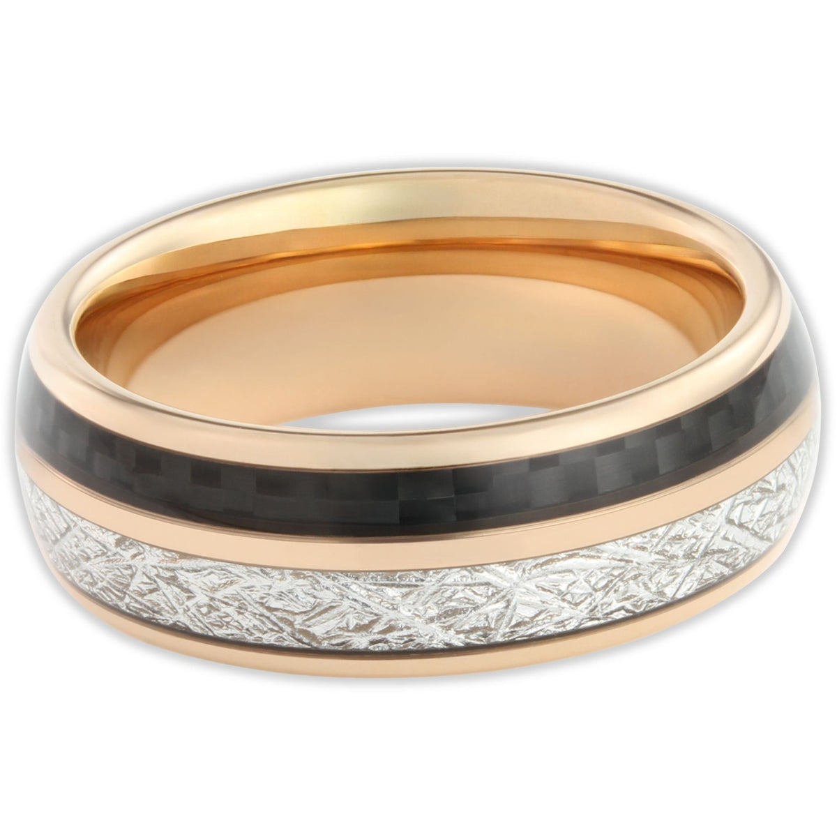 The Rosie Black 8mm Wonder Ring Size U - Clearance 1162