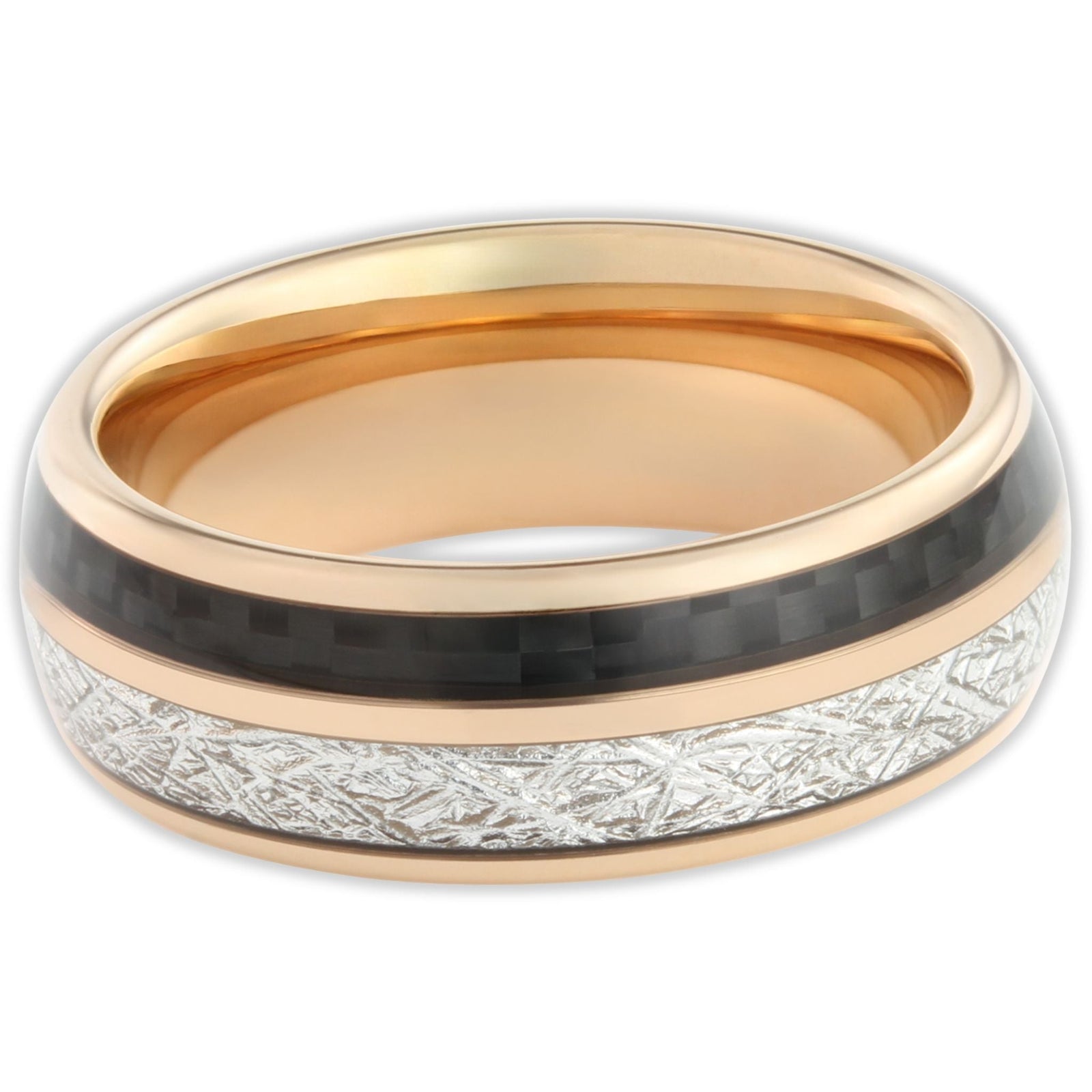 The Rosie Black 8mm Wonder Ring Size U - Clearance 1162
