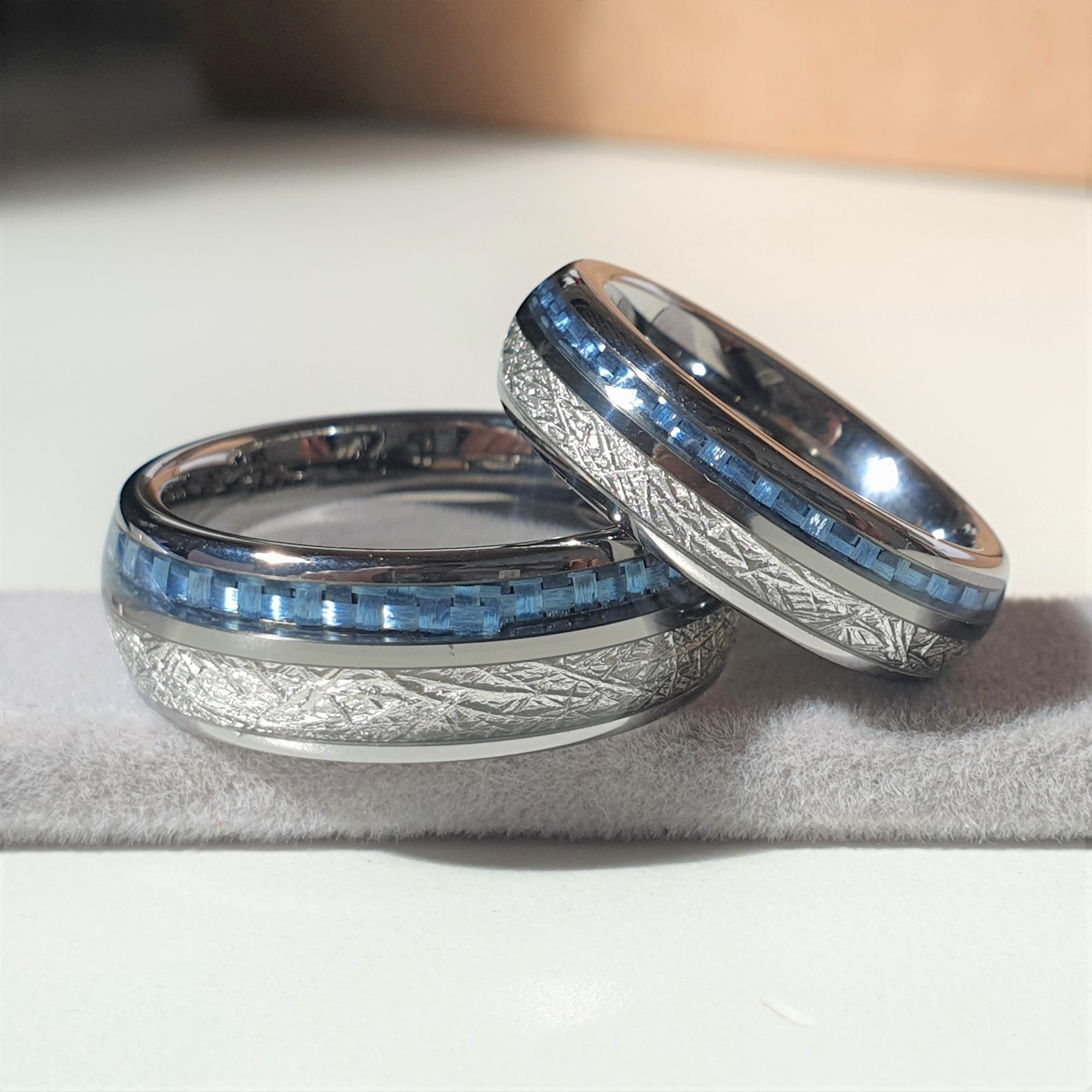 The Steely Blue Wonder Ring Set