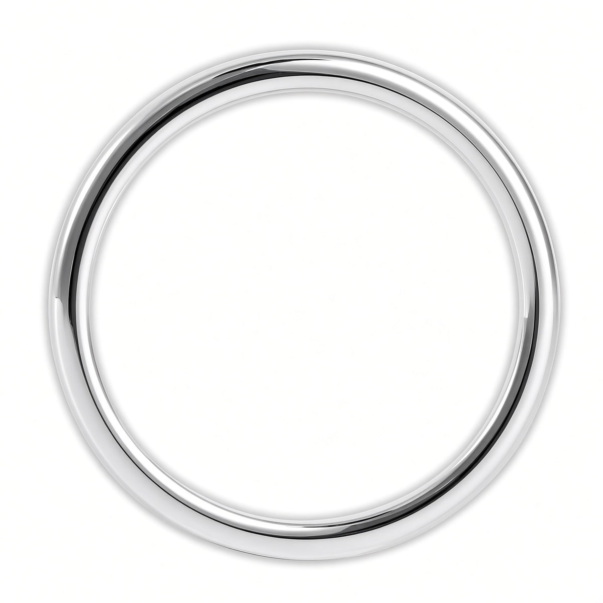 White Gold 2mm Wonder Ring