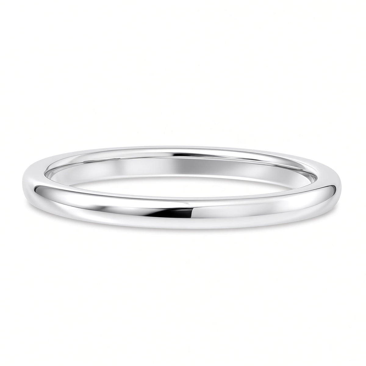 White Gold 2mm Wonder Ring