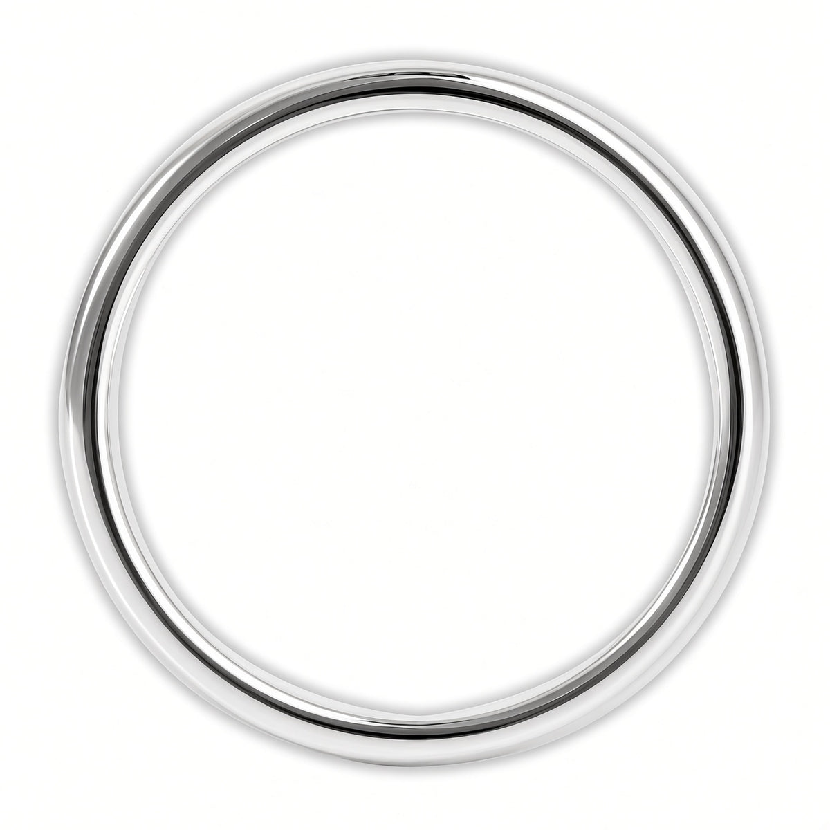 White Gold 3mm Wonder Ring