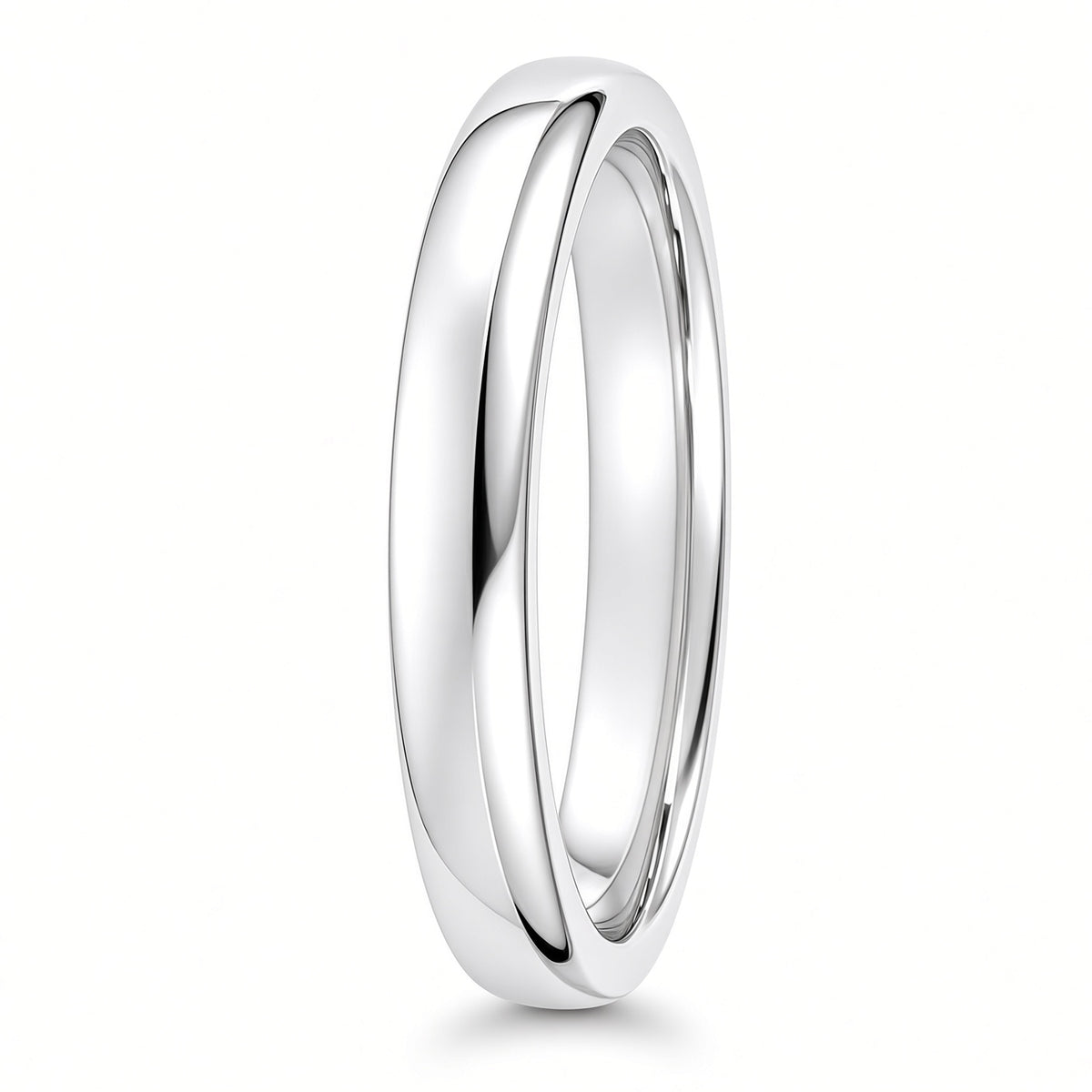 White Gold 3mm Wonder Ring