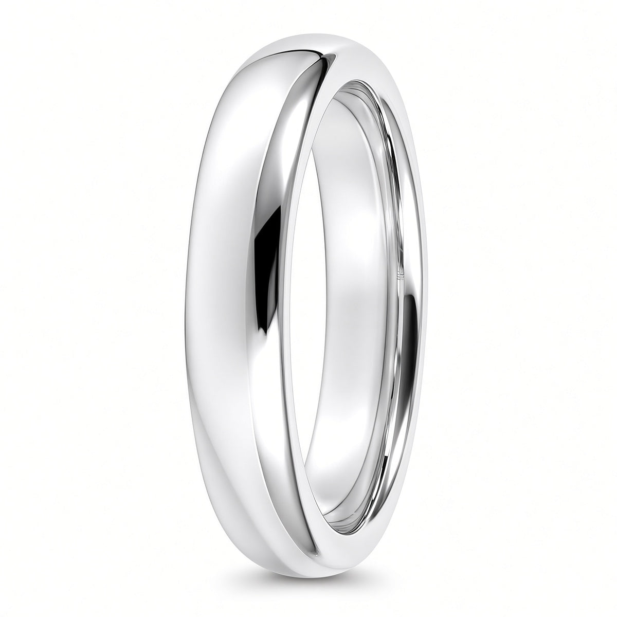 White Gold 4mm Wonder Ring