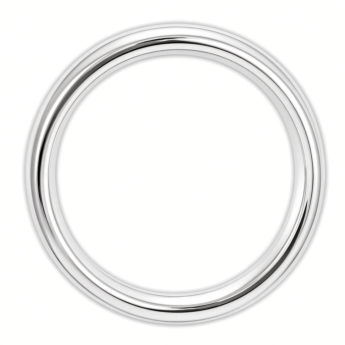 White Gold 8mm Wonder Ring