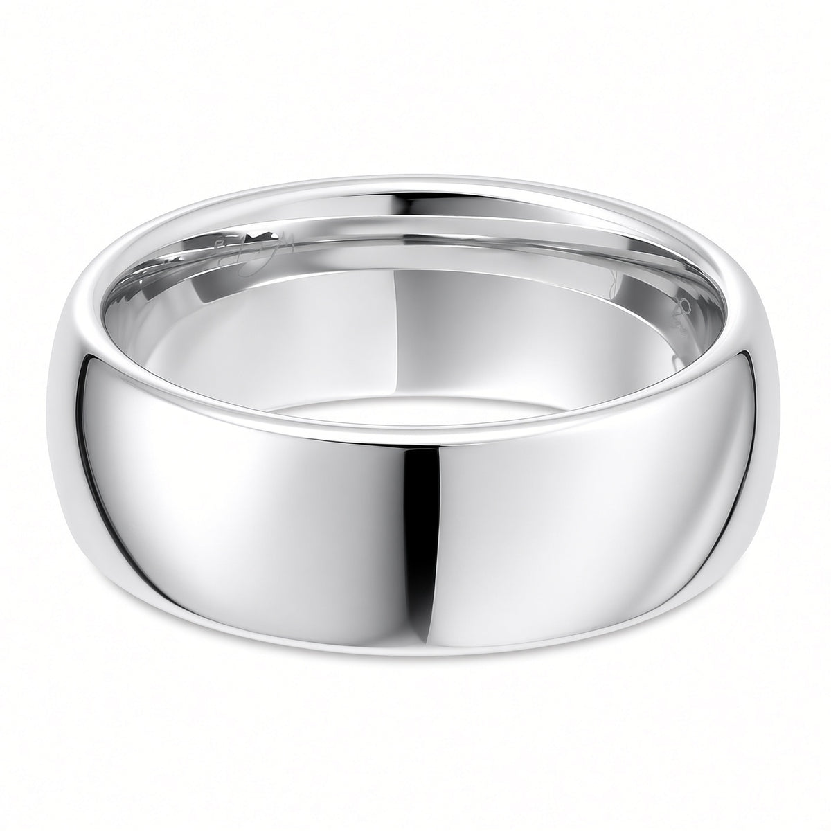 White Gold 8mm Wonder Ring