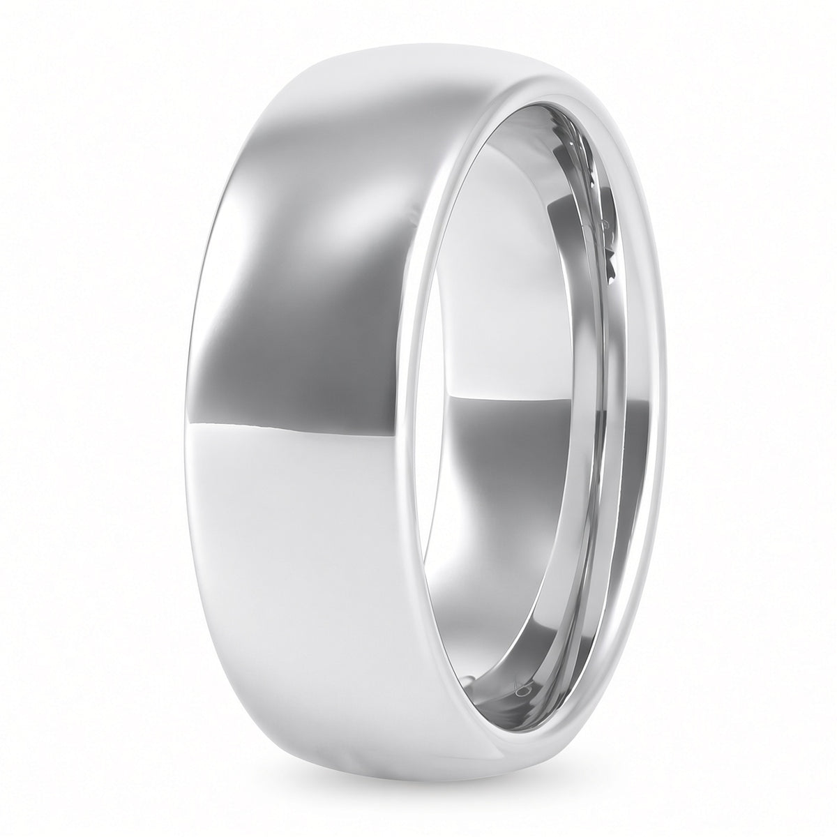 White Gold 8mm Wonder Ring