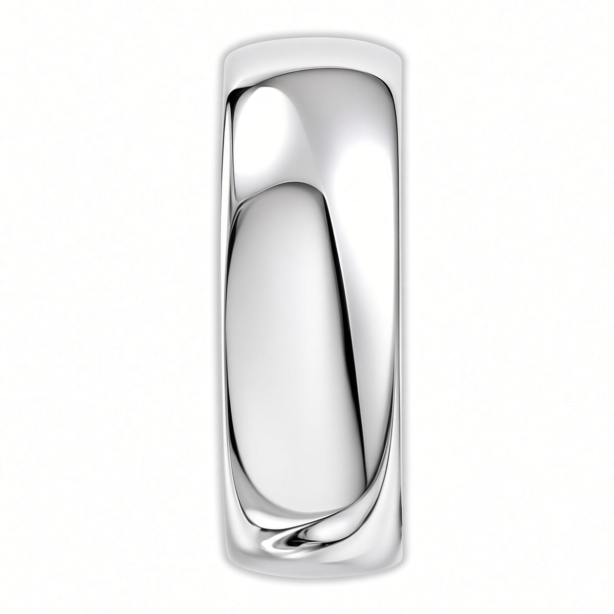 White Gold 8mm Wonder Ring