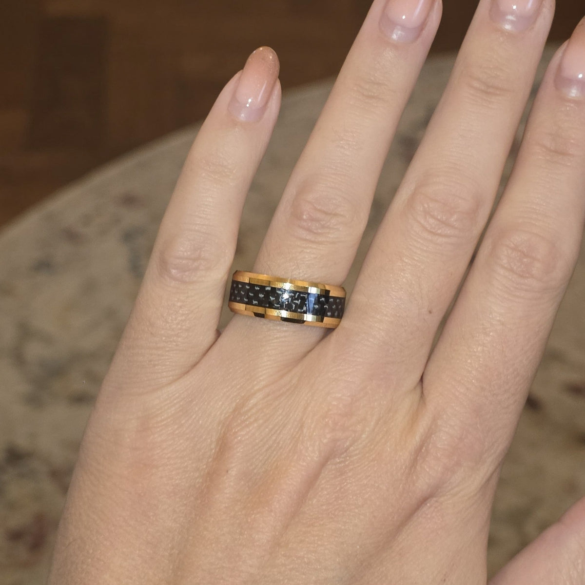 The Third Dimension 8mm Wonder Ring Size S - Clearance 1109