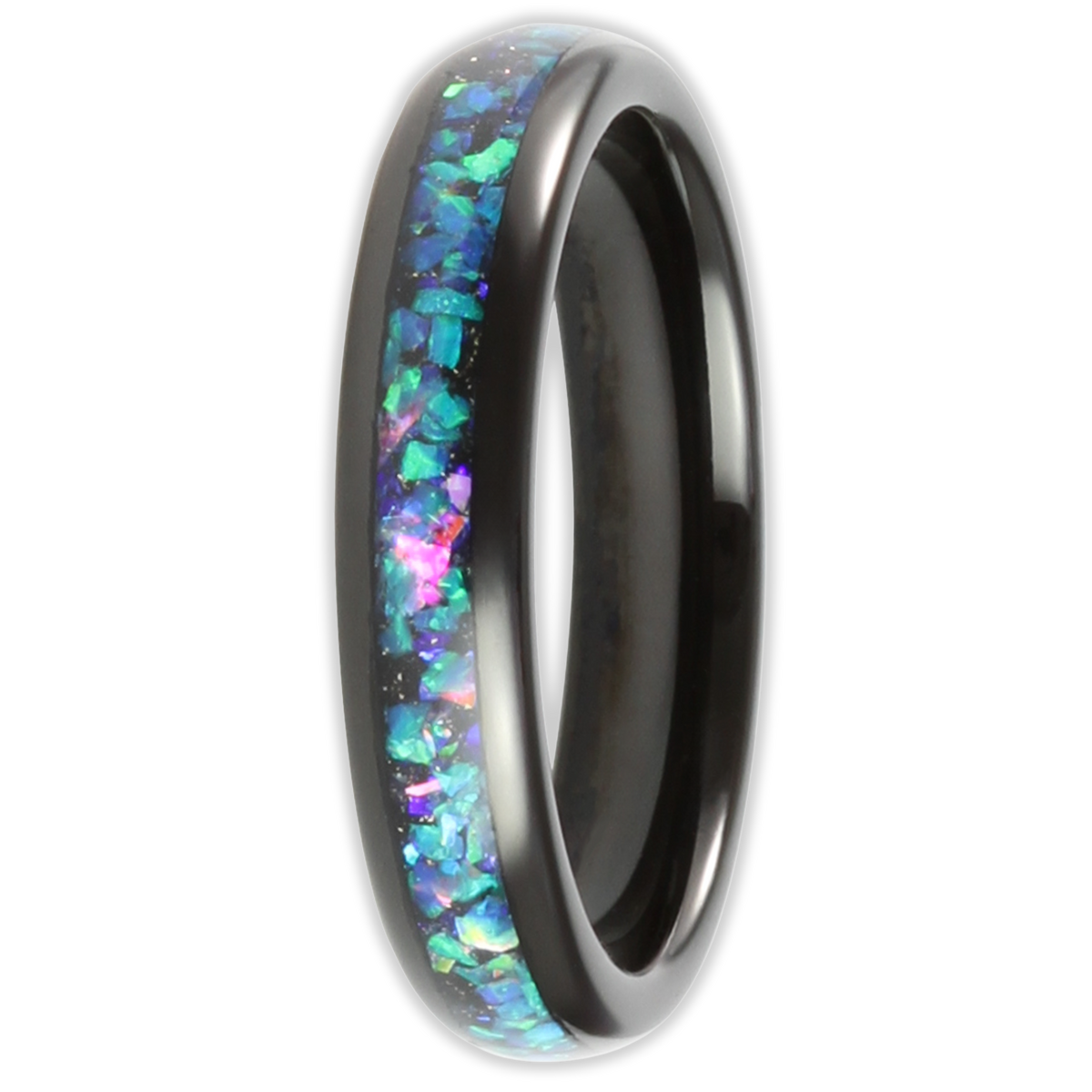 The Black Opal 4mm Wonder Ring