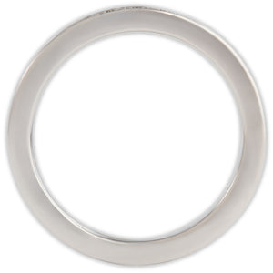 White Gold 1ct Round Moissanite Full Eternity Dazzle Ring