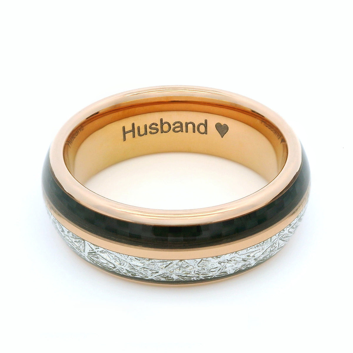 The Rosie Black 8mm Wonder Ring Size U - Clearance 1162