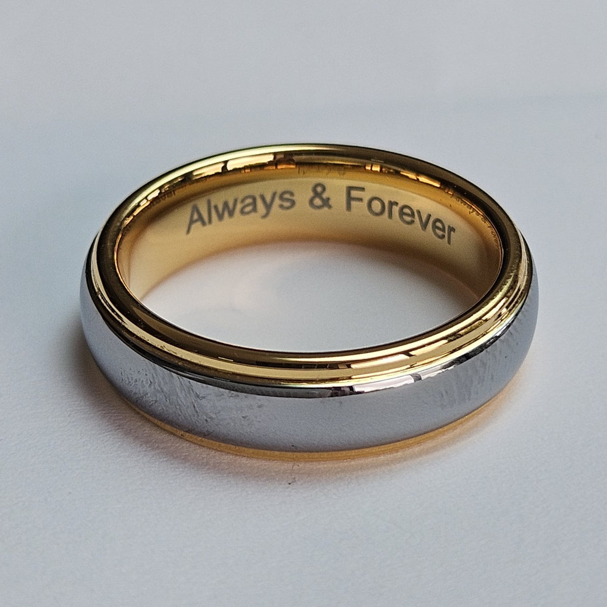 Vulcan Mirror 6mm Wonder Ring Size S - Clearance 1119