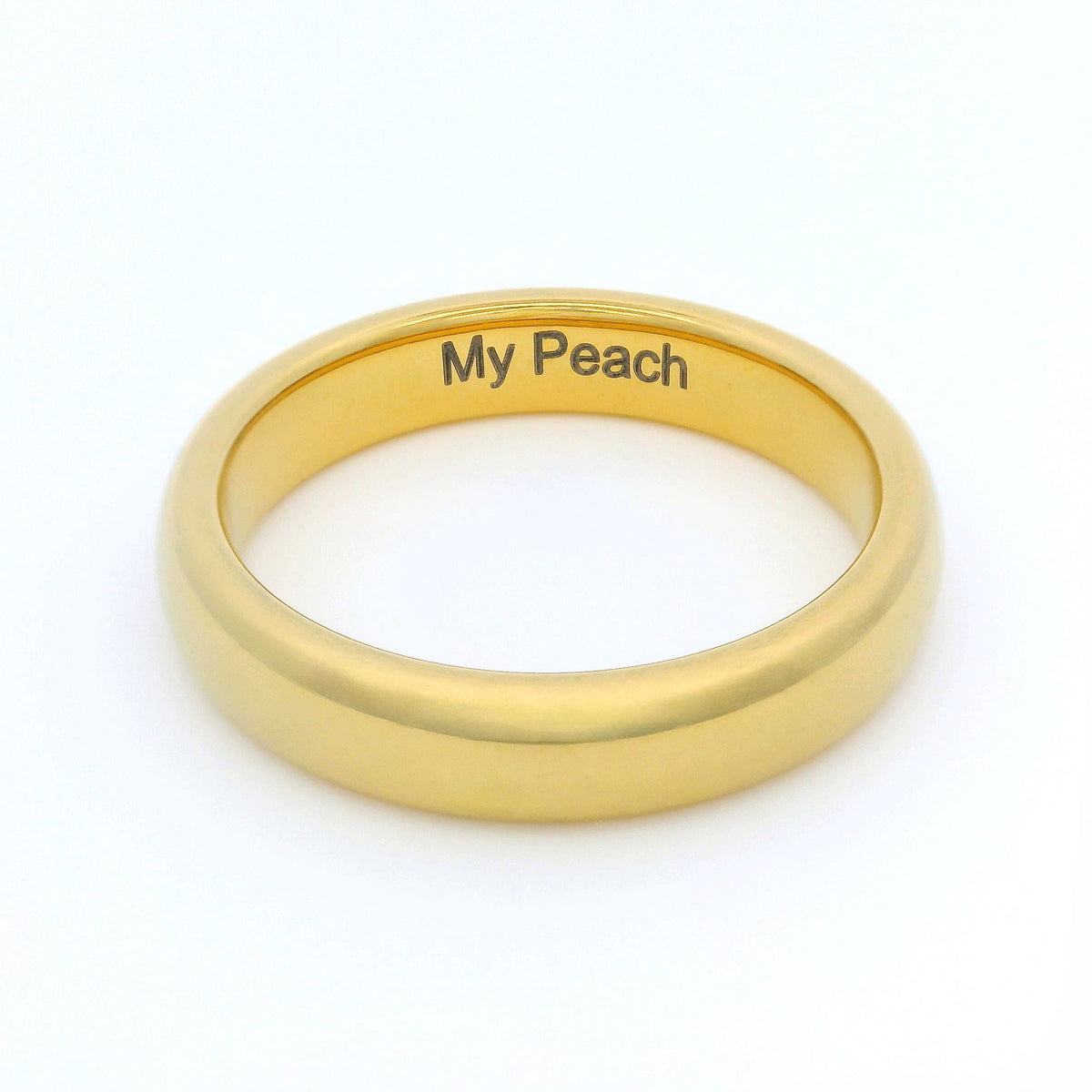 Gold 4mm Wonder Ring Size P - Clearance 1178