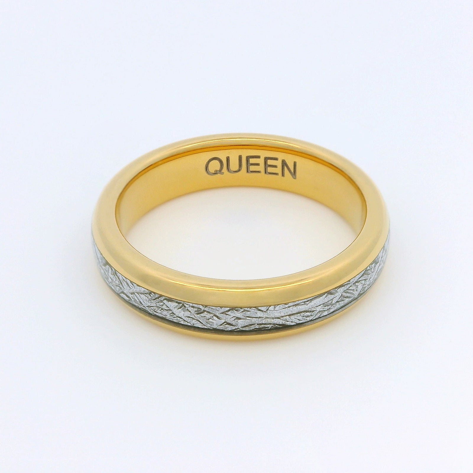 The Golden Steel 4mm Wonder Ring Size K - Clearance 1150