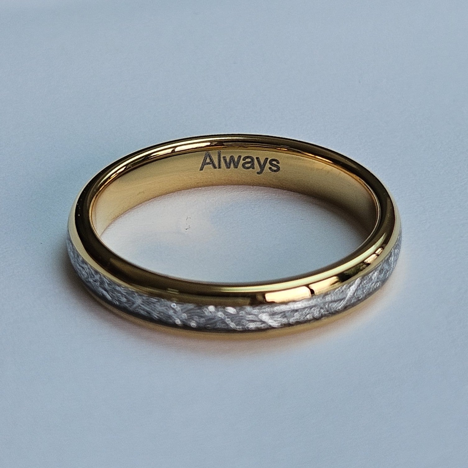 The Golden Steel 4mm Wonder Ring Size S - Clearance 1090