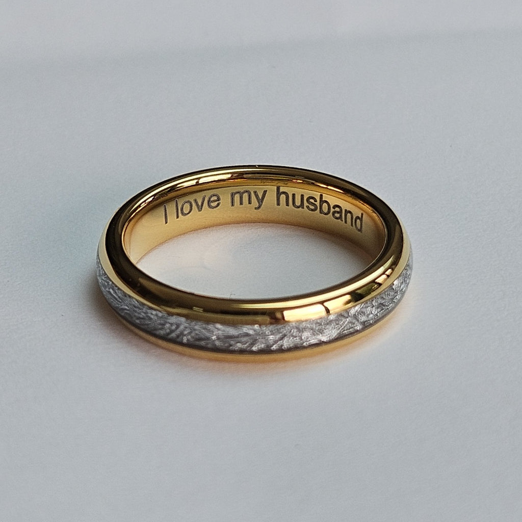 Golden Steel 4mm Wonder Ring Clearance 1095