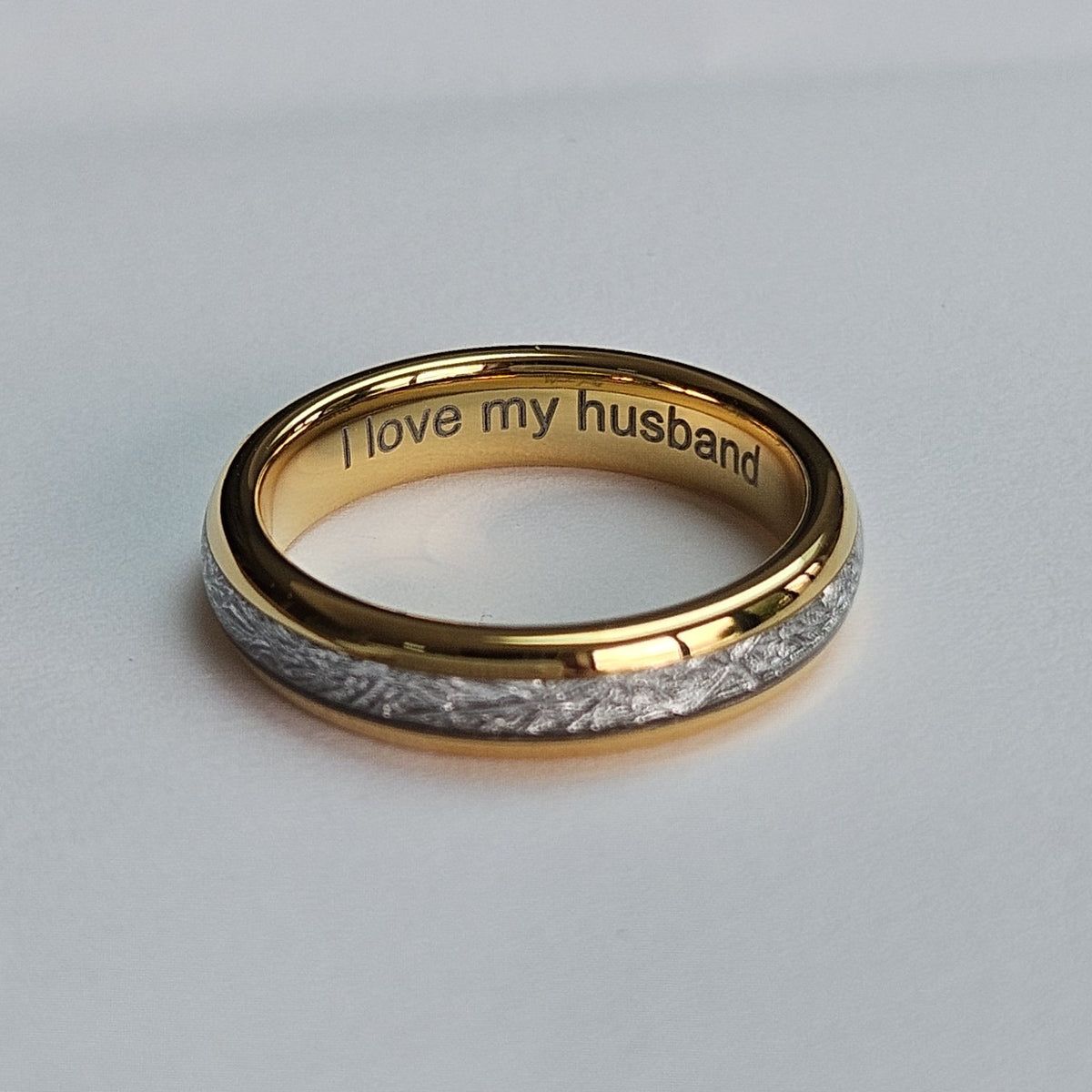 The Golden Steel 4mm Wonder Ring Size L - Clearance 1095