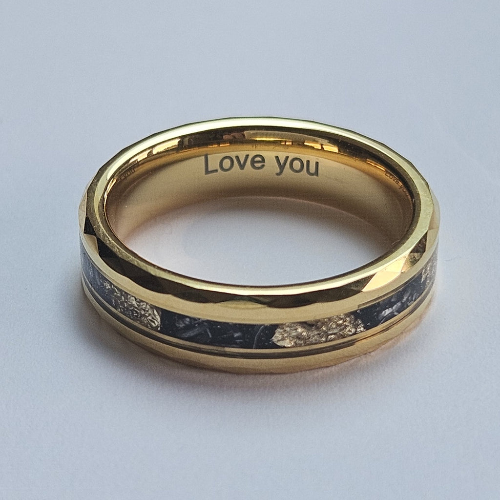 Golden Flake 6mm Wonder Ring Clearance 1075