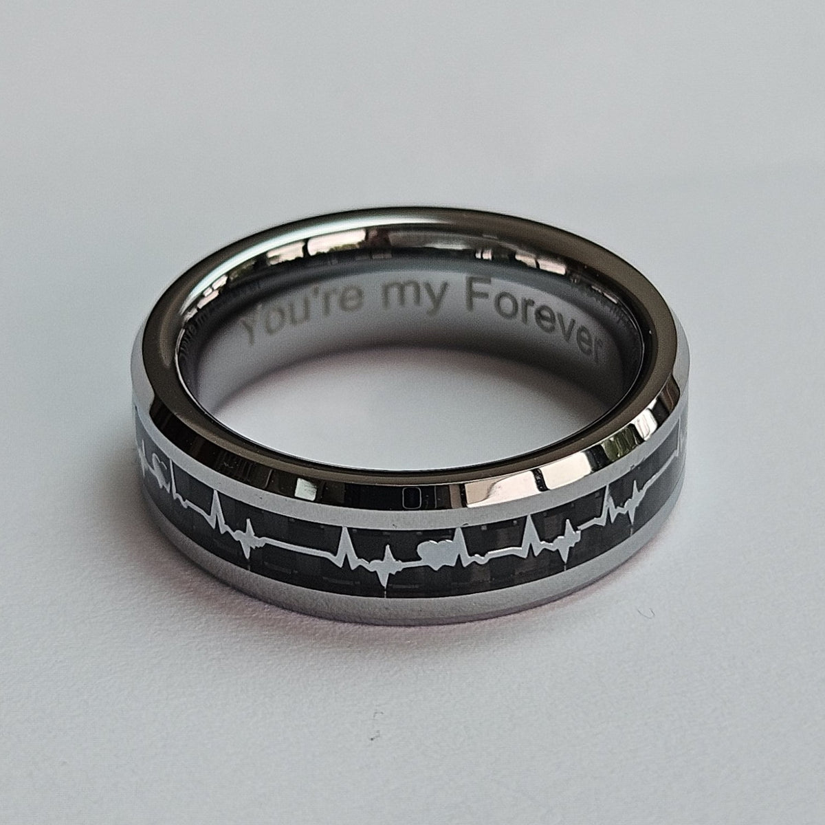 The Loving Heartbeat 6mm Wonder Ring Size M - Clearance 1114