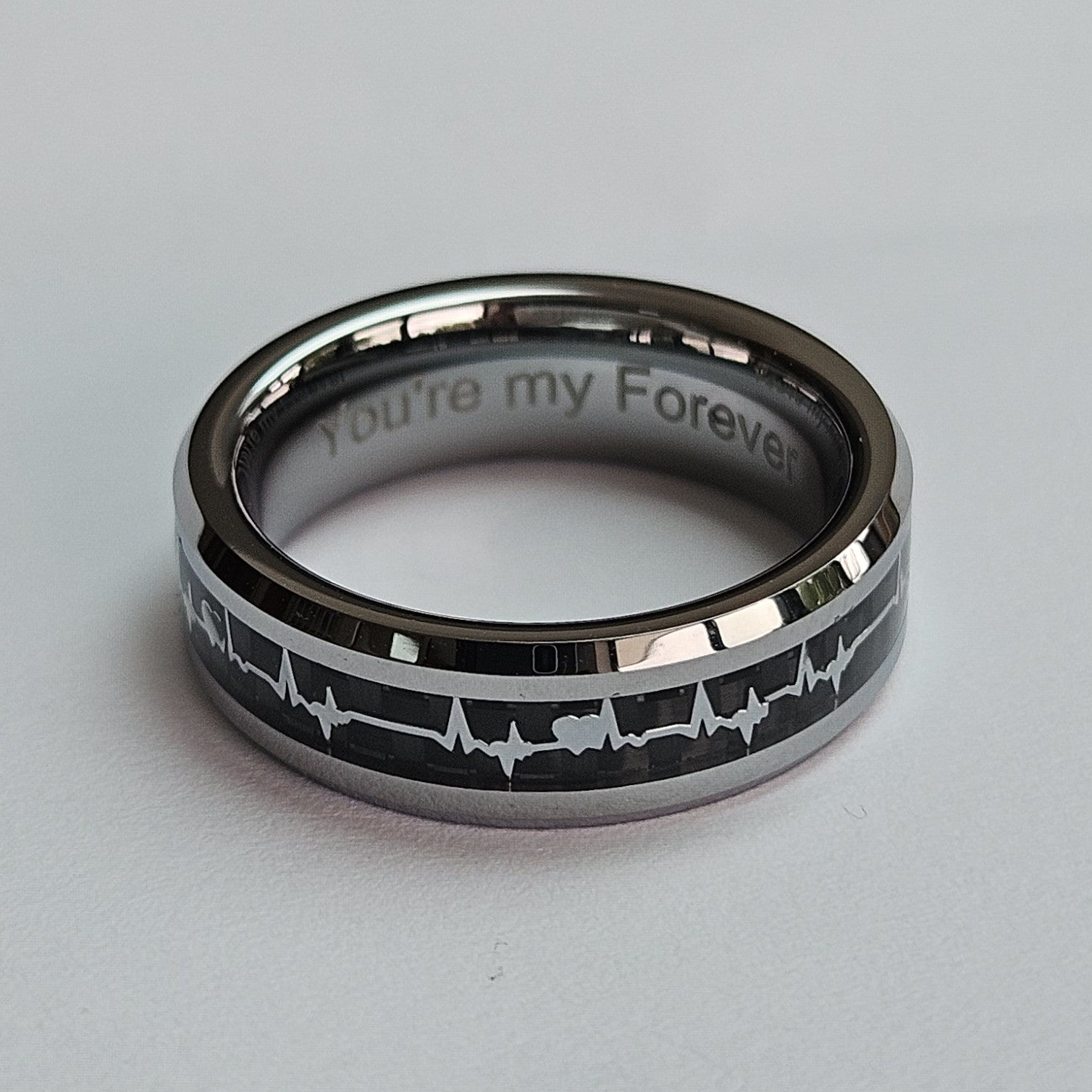 The Loving Heartbeat 6mm Wonder Ring Size M - Clearance 1114