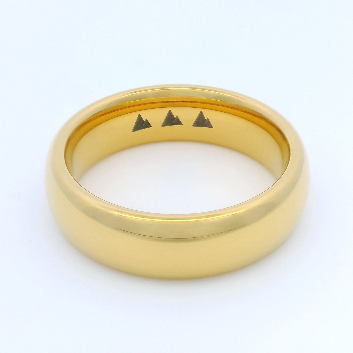 Gold 6mm Wonder Ring Size P - Clearance 1144