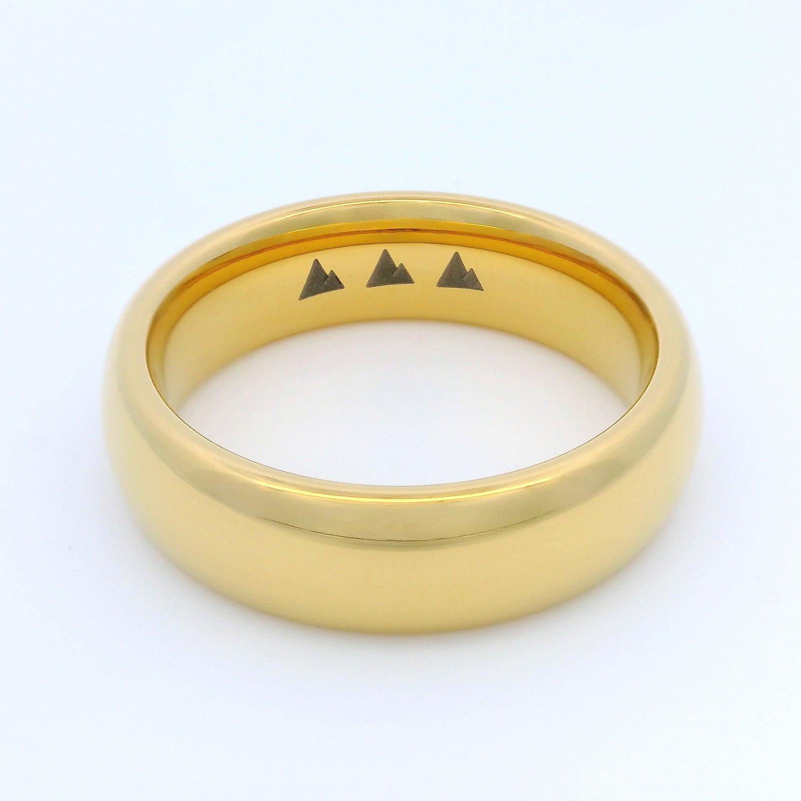 Gold 6mm Wonder Ring Size P - Clearance 1144
