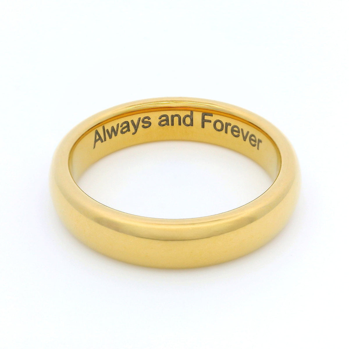 Gold 4mm Wonder Ring Size L - Clearance 1180