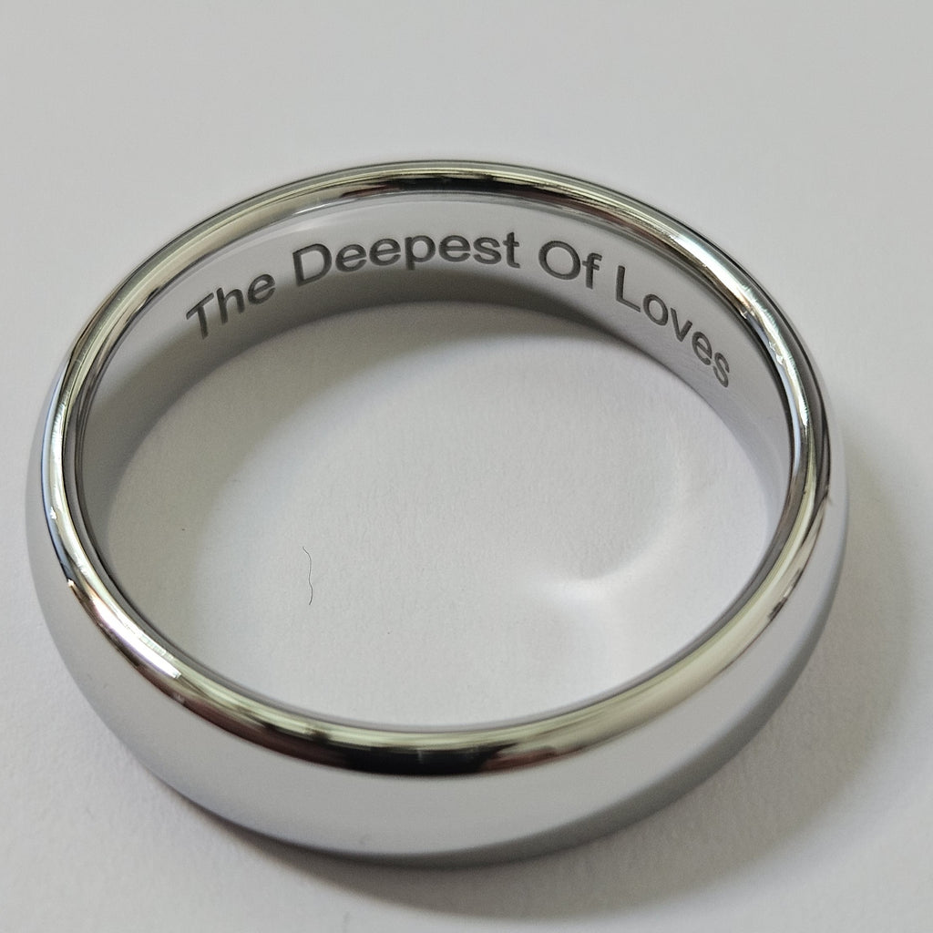 White Gold 6mm Wonder Ring W Clearance 1026