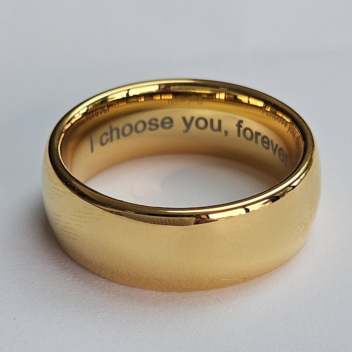 Gold 8mm Wonder Ring Size U - Clearance  1120