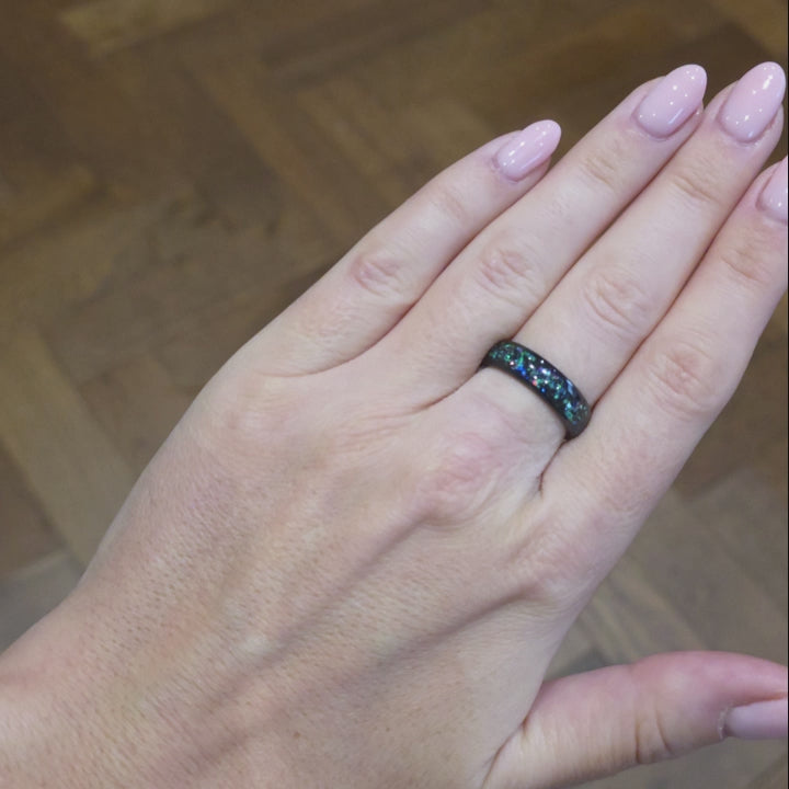 The Black Opal Wonder Ring Set